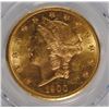 Image 2 : 1900-S $20.00 GOLD LIBERTY, PCGS MS-60  RARE DATE!