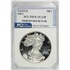 Image 1 : 1986-S AMERICAN SILVER EAGLE PCI GRADED PERFECT PROOF DCAM