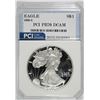 Image 1 : 1989-S AMERICAN SILVER EAGLE PCI GRADED PERFECT PROOF DCAM