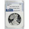 Image 1 : 1990-S AMERICAN SILVER EAGLE PCI GRADED PERFECT PROOF DCAM