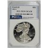 Image 1 : 1991-S AMERICAN SILVER EAGLE PCI GRADED PERFECT PROOF DCAM