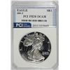 Image 1 : 1993-P AMERICAN SILVER EAGLE PCI GRADED PERFECT PROOF DCAM