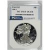 Image 1 : 1999-P AMERICAN SILVER EAGLE PCI GRADED PERFECT PROOF DCAM