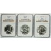 Image 1 : (3) 1969-D KENNEDY HALF DOLLARS NGC MS65