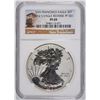 Image 1 : 2012-S REVERSE PROOF AMERICAN SILVER EAGLE, NGC PF-69 TROLLEY LABEL
