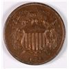 Image 1 : 1864 TWO CENT SMALL MOTTO CH BU R+B RARE KEY