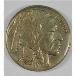 1937-D BUFFALO NICKEL, CHOICE BU