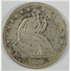 Image 1 : 1873 SEATED HALF DOLLAR, XF+  WITH SOME CORROSION
