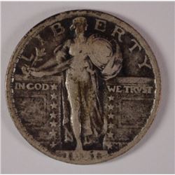 1921 STANDING LIBERTY QUARTER, FINE  KEY!