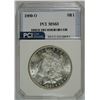 Image 1 : 1880-0 MORGAN SILVER DOLLAR, PCI CHOICE BU  WHITE