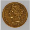 Image 2 : 1870-S $5.00 GOLD LIBERTY, PCI AU