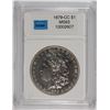 Image 1 : 1879-CC MORGAN DOLLAR CCGS GRADED CH BU+ WHITE VERY RARE LOOKS CLEANED BUT NICE!