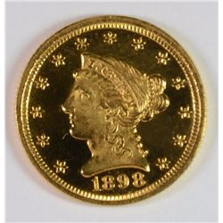 1898 $2.50 GOLD LIBERTY CH PROOF, RARE ONLY 165 MINTED