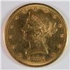 Image 1 : 1894-O $10 GOLD LIBERTY BU CLEANED