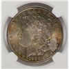 Image 2 : 1884-O MORGAN DOLLAR NGC MS63 FULL OBVERSE RAINBOW TONE