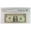 Image 1 : 2003A $1 FEDERAL RESERVE NOTE #B14801480A REPEATER SERIAL # CGA GEM UNC OPQ