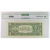 Image 2 : 2003A $1 FEDERAL RESERVE NOTE #B14801480A REPEATER SERIAL # CGA GEM UNC OPQ
