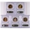 Image 2 : (5) SACAGAWEA DOLLARS ALL PCGS PR-69 DCAM 2000-S, 02-S, 04-S, 10-S, 14-S