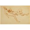 Image 1 : Theophile Steinlen (1859-1923), Les Deux Modeles Nues, c.1910, lithograph, 10 x 15.5 (ima...