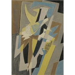 Gino Severini (1883-1966), Composition, c. 1955, lithograph, 22 x 15, Signed 'Severini'...