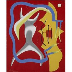 Charles Biederman (b. 1906), untitled, 1936, oil on linen, 24 x 20, Signed, dated and i...