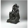 Image 1 : After Auguste Rene Francois Rodin (1840-1917), Le Baiser, bronze with patina, 1886, 25 x ...