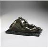 Image 1 : Gaston Lachaise (1882-1935), untitled (Woman Reclined), 1930s, bronze with patina, 8 x 8<...