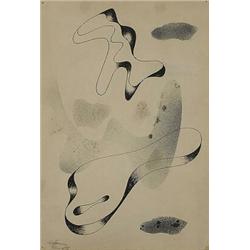 Charles Biederman (b. 1906), untitled, ink on paper, 22 x 15, Signed, inscribed and dated...