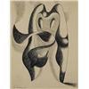 Image 1 : Charles Biederman (b. 1906), untitled, 1935, ink and colored pencil on paper, 19.5 x 15<b...