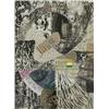 Image 1 : Medard Klein (1905-2002), untitled, 1950s, mixed media collage, 16.5 x 12.25, Signed lo...