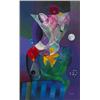 Image 1 : Medard Klein (1905-2002), Inscape #101, acrylic on board, 15.75 x 9.5, Signed lower right...