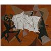 Image 1 : Helen Sewell Rennie, untitled (Musicians), 1954, oil on canvas, 23 x 28, Signed 'Rennie...