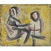 Image 2 : Jean Xceron (1890-1967), Abstract, and Two Figures, pair, 1961, 1960, watercolor on paper<b...