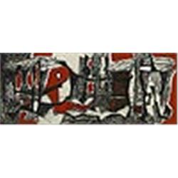 Bernice Berkman-Hunter (b. 1911), Street Games and Promised Land, pair, 1957, intaglio, 1...