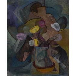 Anna Neagoe (1894-), Evening Echo, oil on canvas, 21.5 x 18.25, Signed 'Anne Neagoe' lowe...