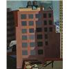 Image 1 : Ernest Fiene (1894-1966), Cityscape, 1930, oil on canvas, 36 x 30, Signed and dated low...