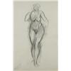 Image 1 : Stanton MacDonald-Wright (1890-1973), Standing Nude, c. 1919, graphite on paper, 27.25 x ...