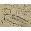 Image 3 : Oscar Bluemner (1867-1938), Oaks Pond and two drawings of Bloomfield Lock, 1922, charcoal o...
