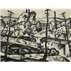 Image 1 : William S. Schwartz (1896-1977), Gas Factory, 1927, conte crayon on paper, 12.5 x 16.5<br...