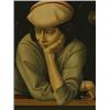 Image 1 : Jules Kirschenbaum (1930-), Day Dream, tempera on masonite, 16 x 12, Signed with monogram...