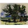 Image 1 : Chris Ritter (1906-1976), Summer Tree, 1941, watercolor on paper, 19.75 x 24.75, Chris ...