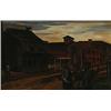 Image 1 : Aaron Bohrod (1907-1992), West Virginia Town, oil on paper, 14 x 21.5, Signed lower right...