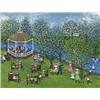 Image 1 : Mollie Simon, The Band Stand, 1965, oil on canvas, 12 x 16, Signed 'Simon' lower right....