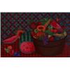 Image 1 : Nona Owens (b. 1898), Still Life with Watermelon, 1951, oil on canvas, 24 x 36.5, Signe...