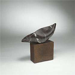 Kenneth Campbell (b. 1925), Cup of Plenty (Cornucopia), c. 1961, Italian dark red variegate...