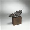 Image 1 : Kenneth Campbell (b. 1925), Cup of Plenty (Cornucopia), c. 1961, Italian dark red variegate...
