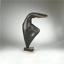 David Hayes (b. 1931), Dancing Woman, 1960, bronze, brown patina, 51 x 19, Provenance: ...