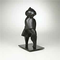 Howard Hancock Newman (b. 1943), Winter, 1978, bronze, 14.25 x 8.25, A finely detailed ...