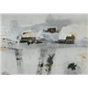 Image 1 : Charles Green Shaw (1892-1974), Ice Bound, 1959, gouache on paper, 5.5 x 8 (image), Sig...