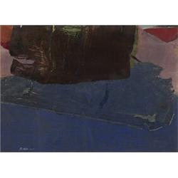 Henry A. Botkin (1896-1983), Volta, 1965, mixed media collage on cardboard, 24 x 33.25<br...